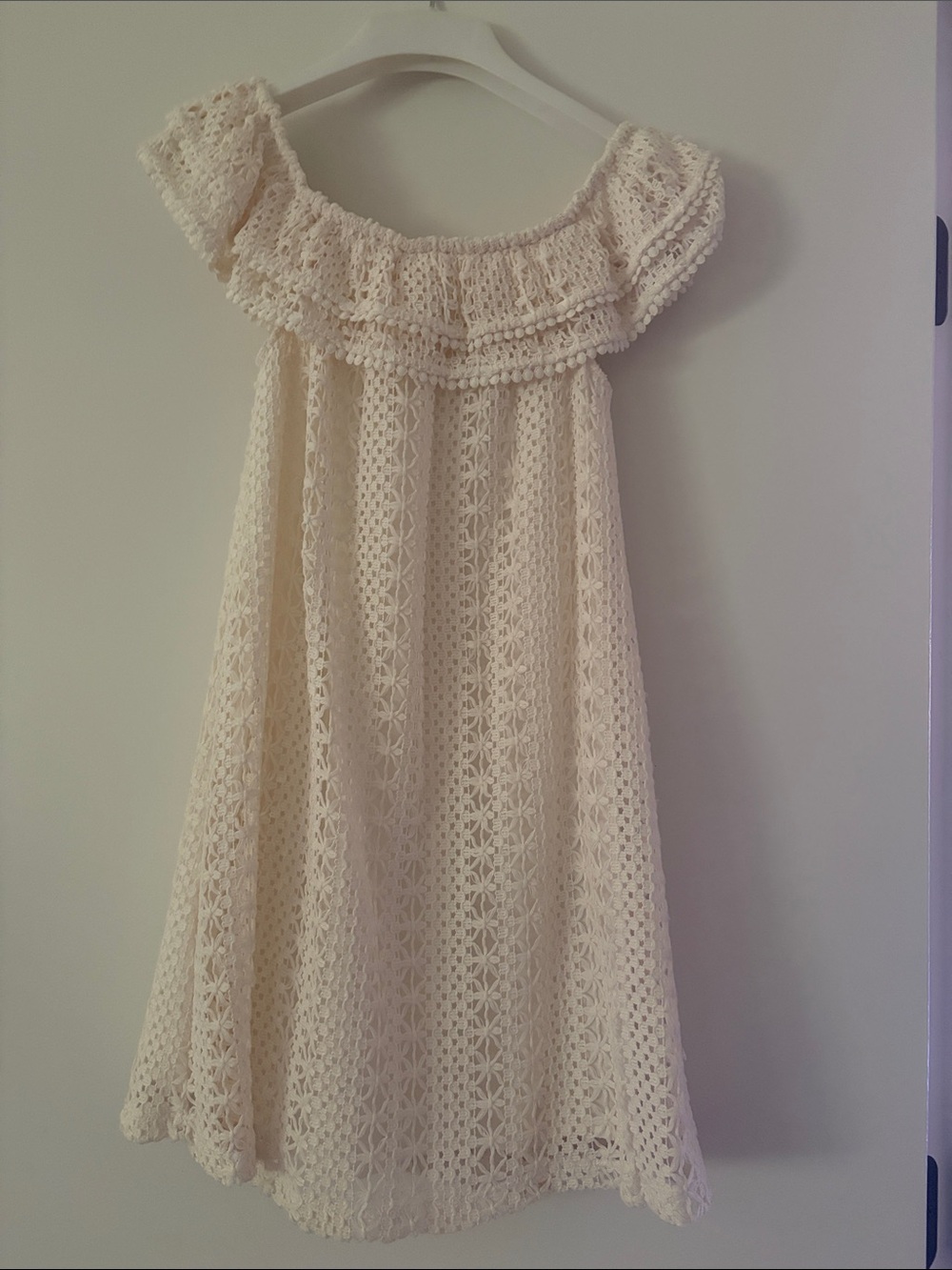 Sezane Lune Dress. Écru. - Size S